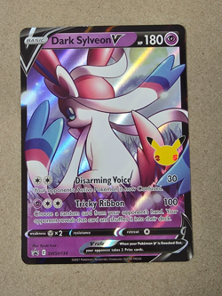 Dark Sylveon V SWSH134 Sword & Shield Black Star Promo Celebrations Pokemon TCG - Image 1