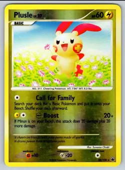 2008 Diamond & Pearl - Majestic Dawn Plusle Rare Reverse Holo #28 - Image 1