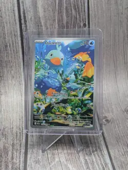 Ducklett 109/086 Pokemon TCG S&V White Flare Illustration Rare English - Image 1