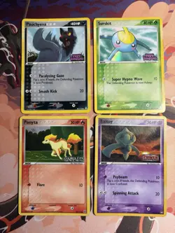 Ex Delta Species Stamped Set Era Mixed Reverse Holo Foil 4 Pokemon Card Lot HP - Image 1
