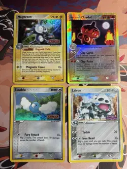 Ex Delta Species Stamped Set Era Mixed Reverse Holo Rares 4 Pokemon Card Lot HP - Image 1
