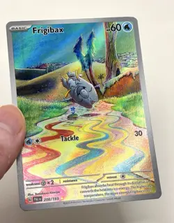 Pokemon TCG Frigibax 208/193 Illustration Rare Paldea Evolved Mint Pack Fresh - Image 3