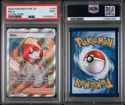 2025 Pokemon Prismatic Evolutions Mela #140 Ultra Rare PSA 9 - Image 3