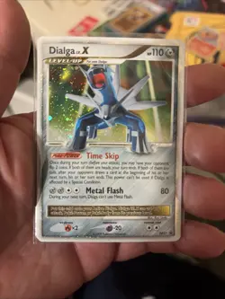 Pokemon TCG Dialga LV.X Black Star Promo DP37 - Image 1