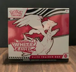Pokemon TCG White Flare Elite Trainer Box ETB Sealed Scarlet & Violet Reshiram - Image 1