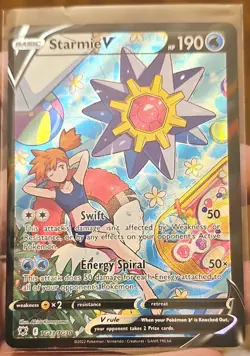 Pokemon Starmie V TG13/TG30 Astral Radiance Ultra Rare Full Art Holo 190 HP - Image 1