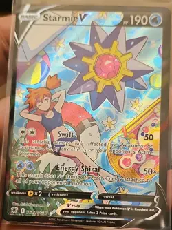 Pokemon Starmie V TG13/TG30 Astral Radiance Ultra Rare Full Art Holo 190 HP - Image 2