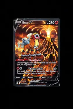Entei V Crown Zenith Galarian Gallery Holo Ultra Rare Pokemon - GG36/GG70 NM/MT - Image 1