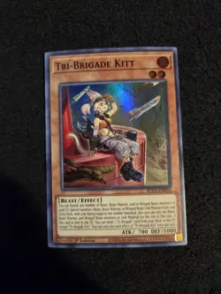 Yugioh! Tri-Brigade Kitt - BLVO-EN010 - Super Rare - 1st Edition Yu-Gi-Oh! - Image 1