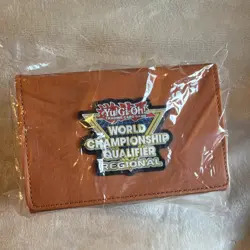 Konami Yu-Gi-Oh! World Championship Qualifier Deck Box Brown Leather 2023 - Image 1