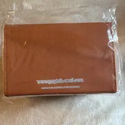 Konami Yu-Gi-Oh! World Championship Qualifier Deck Box Brown Leather 2023 - Image 3