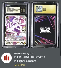 Union Arena | HunterxHunter | Hisoka Rare Battle Promo | CGC Pristine 10 POP 1! - Image 3