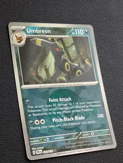 Pokemon Umbreon Holo Pokeball Card 59/131 SV Prismatic Evolution NM Pack Fresh - Image 2