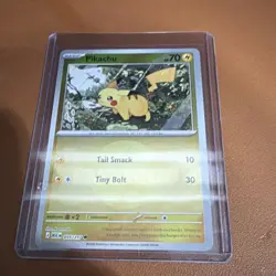 Pokemon Pikachu 055/217 ASC Basic HP 70 Tail Smack Tiny Bolt Pokemon TCG Card - Image 1