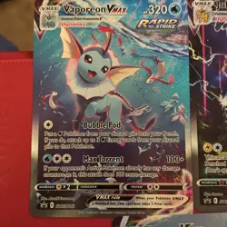 JUMBO CARD SET Vaporeon VMAX SWSH182 Jolteon VMAX SWSH184 Flareon VMAX SWSH180 - Image 3