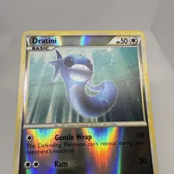 Vintage Y2K Dratini Reverse Holo Pokemon Card #62 Authentic 2010 Triumphant - Image 4
