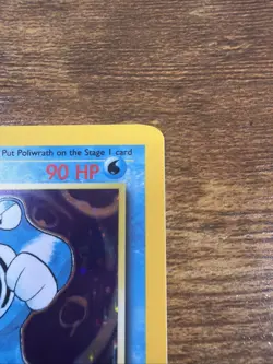 1999 Pokemon Base Set Poliwrath Holo Card 13/102 WOTC Vintage Rare - Image 3