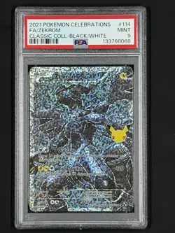 Pokemon TCG Zekrom Celebrations Classic Collection Holo Card 114/114 PSA 9 - Image 1