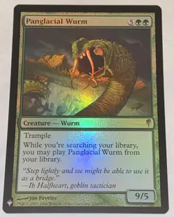 Panglacial Wurm FOIL 116/155 - Coldsnap The List Reprint MTG MAGIC NEW UNPLAYED - Image 1
