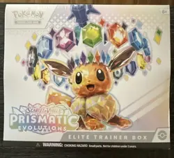 Pokemon TCG Prismatic Evolutions Elite Trainer Box ETB Sealed - Image 1
