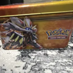 Pokemon TCG Mixed Card Lot Solgaleo & Lunala 2017 in Metal Tin - Image 3