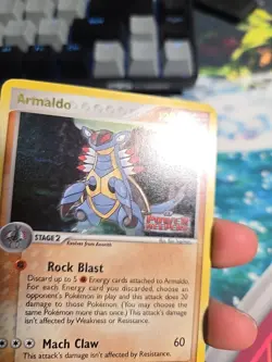 Armaldo (Reverse Holo) 3/108 EX Power Keepers (HP) Pokemon TCG - Image 3