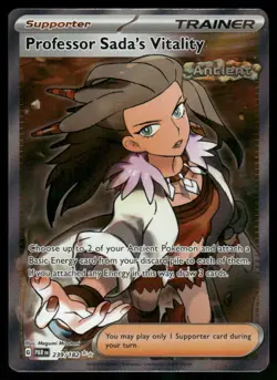 Professor Sada's Vitality 239/182 Ultra Rare Holo NM Pokemon SV04: Paradox Rift - Image 1