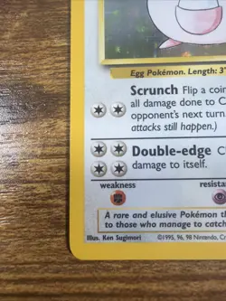 Pokemon TCG Chansey Base Set Holo Unlimited 3/102 WOTC Condition LP - Image 4