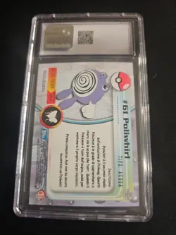 CGC Gem Mint 10 Poliwhirl Pokemon Topps (1999) Italian Series 1-61 UK Slab - Image 2