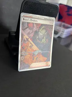Boss's Orders 265/193SV02 Paldea Evolved Sir Special Illustration Rare Card - Image 3