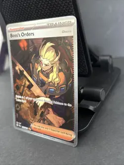 Boss's Orders 265/193SV02 Paldea Evolved Sir Special Illustration Rare Card - Image 4