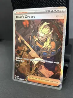 Boss's Orders 265/193SV02 Paldea Evolved Sir Special Illustration Rare Card - Image 5