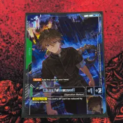 Gundam Card Game DUO MAXWELL - GD01-090 R+ Alt Art ENGLISH NEWTYPE RISING - Image 1