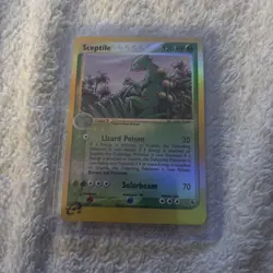 Pokemon TCG Sceptile Card Ruby and Sapphire Reverse Holo Rare 11/109 Near Mint - Image 1