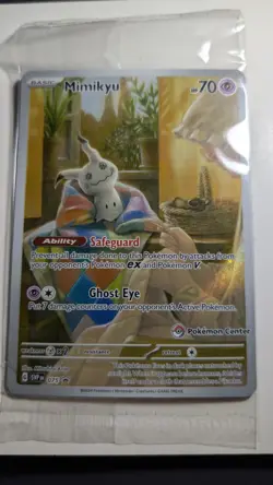 Mimikyu 075 Pokemon Center Exclusive Sv: Scarlet & Violet Promo Card SEALED MINT - Image 2