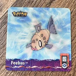 Pokemon Advanced Artbox 3D Milotic Water Type #AF43 Lenticular Card Feebas - Image 1