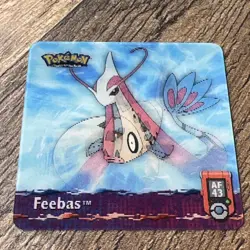 Pokemon Advanced Artbox 3D Milotic Water Type #AF43 Lenticular Card Feebas - Image 2