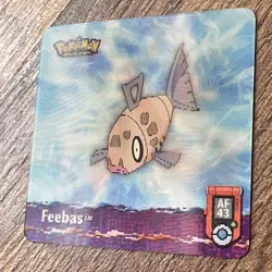 Pokemon Advanced Artbox 3D Milotic Water Type #AF43 Lenticular Card Feebas - Image 4
