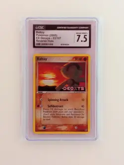 Baltoy Reverse Holo 53/107 EX Deoxys 2005 CGC 7.5 Near Mint+ Pokemon Card - Image 1