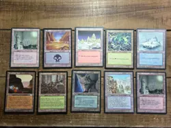 MTG Beta Dual Lands set of 10 NM - Image 1