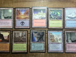 MTG Beta Dual Lands set of 10 NM - Image 2