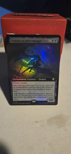Demon of Fate's Design (Extended Art) Commander Masters Foil - Image 1