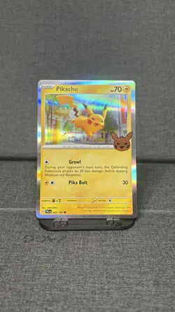 Pokemon 62/193 Pikachu Holo Trick Or Trade 2023 - Image 1