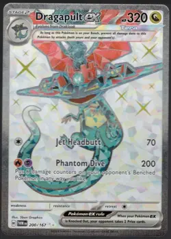 Pokemon TCG - Dragapult ex 200/167 Ultra Rare SV: Twilight Masquerade, NM - Image 1