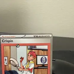 Pokemon tcg Crispin SIR 171/131 Eng. prismatic evolutions near mint gradeable - Image 3