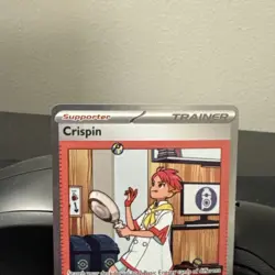 Pokemon tcg Crispin SIR 171/131 Eng. prismatic evolutions near mint gradeable - Image 4