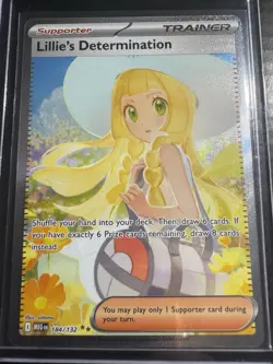 Pokemon Lillie's Determination Mega Evolution 184/132 Holo Special Illustration… - Image 1