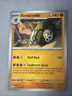 Pokemon TCG * PROMO * McDonald's Collection 2023 * 10/15 Sandaconda * Non-Holo - Image 1