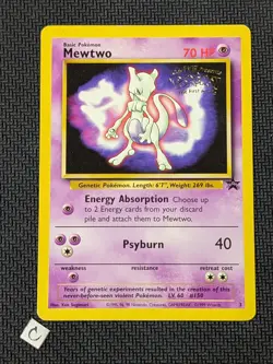 Mewtwo 3 - Movie Promo WOTC Black Star Promo Pokemon TCG MP - Image 1