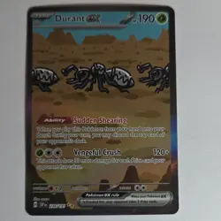 Pokemon Durant EX Special Illustration Rare Full Art Holo 236/191 Sv08 HP 190 - Image 1